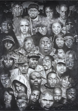 rap artist poster